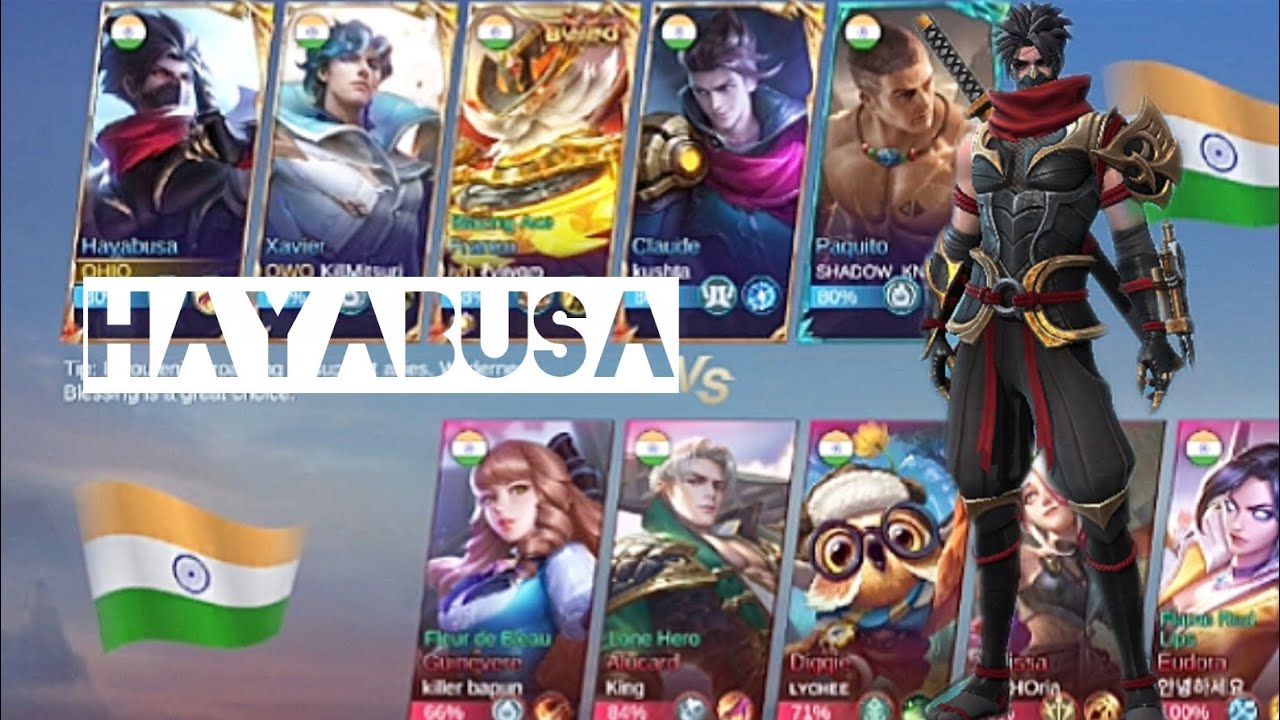 15 kills ; first time playing Hayabusa in rank match . #mobalegends5v5 #rankpush #gameplay #gaming 