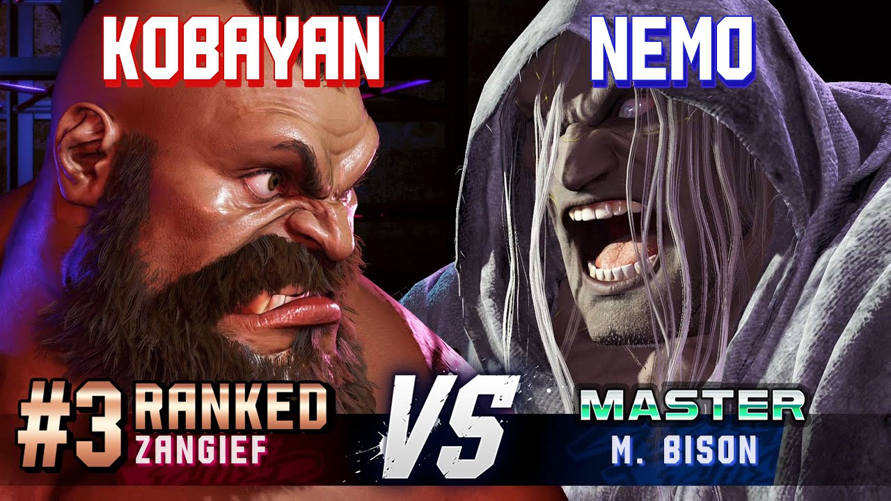 SF6 ▰ KOBAYAN (#3 Ranked Zangief) vs NEMO (M.Bison) ▰ High Level Gameplay