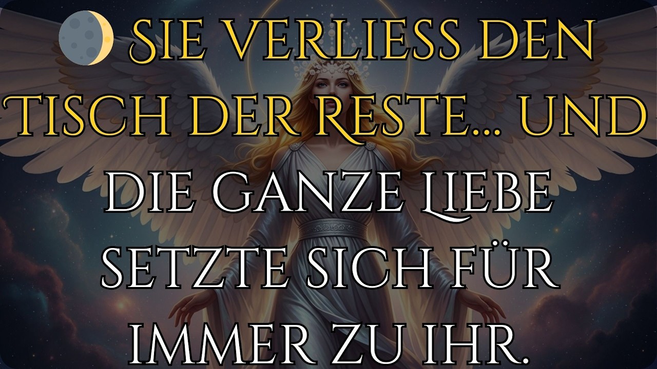 🌒 Sie verließ den Tisch der Reste… und die ganze Liebe setzte sich für immer zu ihr.