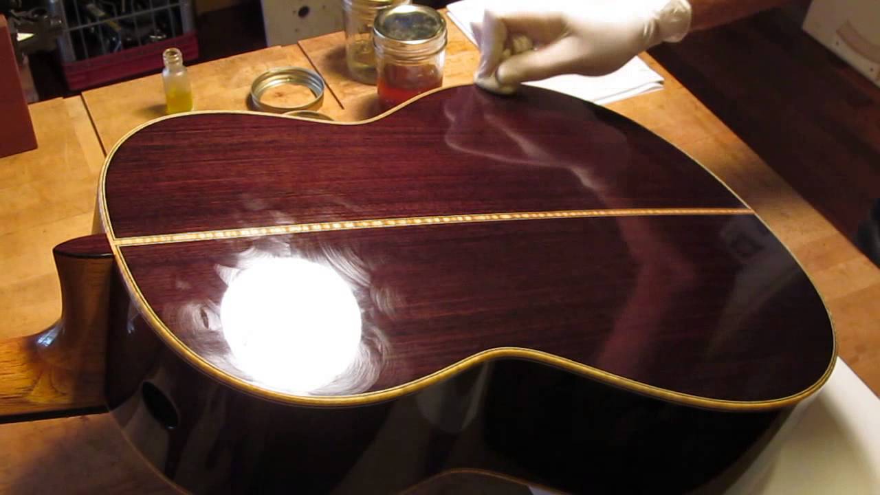 Oberg Guitars French Polishing-The Final Sessions