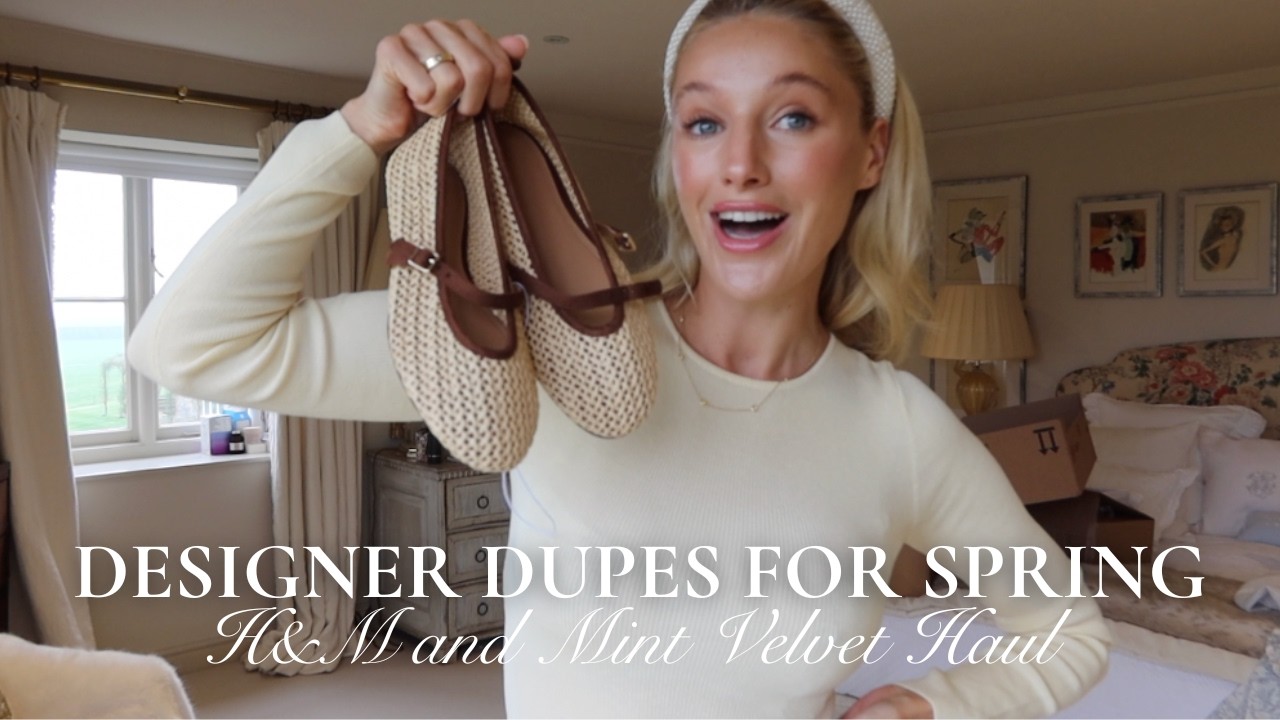 DESIGNER DUPES FOR SPRING | HIGH STREET HAUL & TRY ON | MINI VLOG