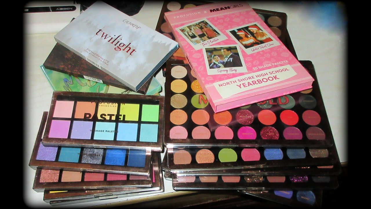 My Makeup Collection // Eyeshadow Palettes #makeupcollection #makeup #makeupstorage #eyes