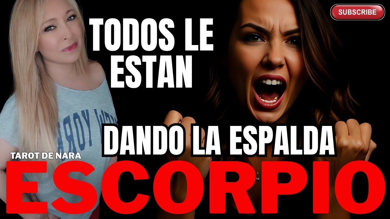 ESCORPIO♏SABE QUE TE REIRAS!CUANDO SEPAS QUE PERDIO SU ESTABILIDAD!NADIE LE QUIERE AYUDAR!