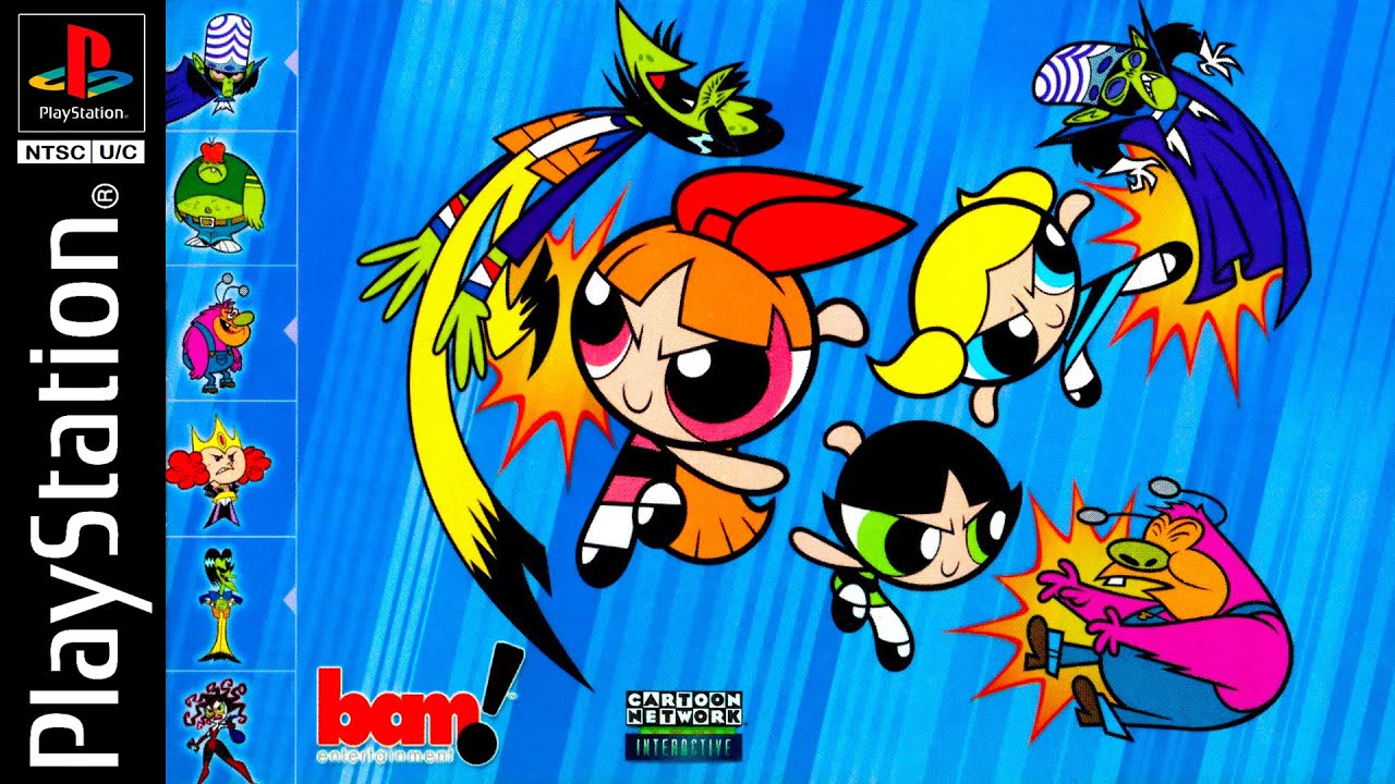 The Powerpuff Girls: Chemical X-Traction: PS1 - Full Walkthrough (No Commentary)