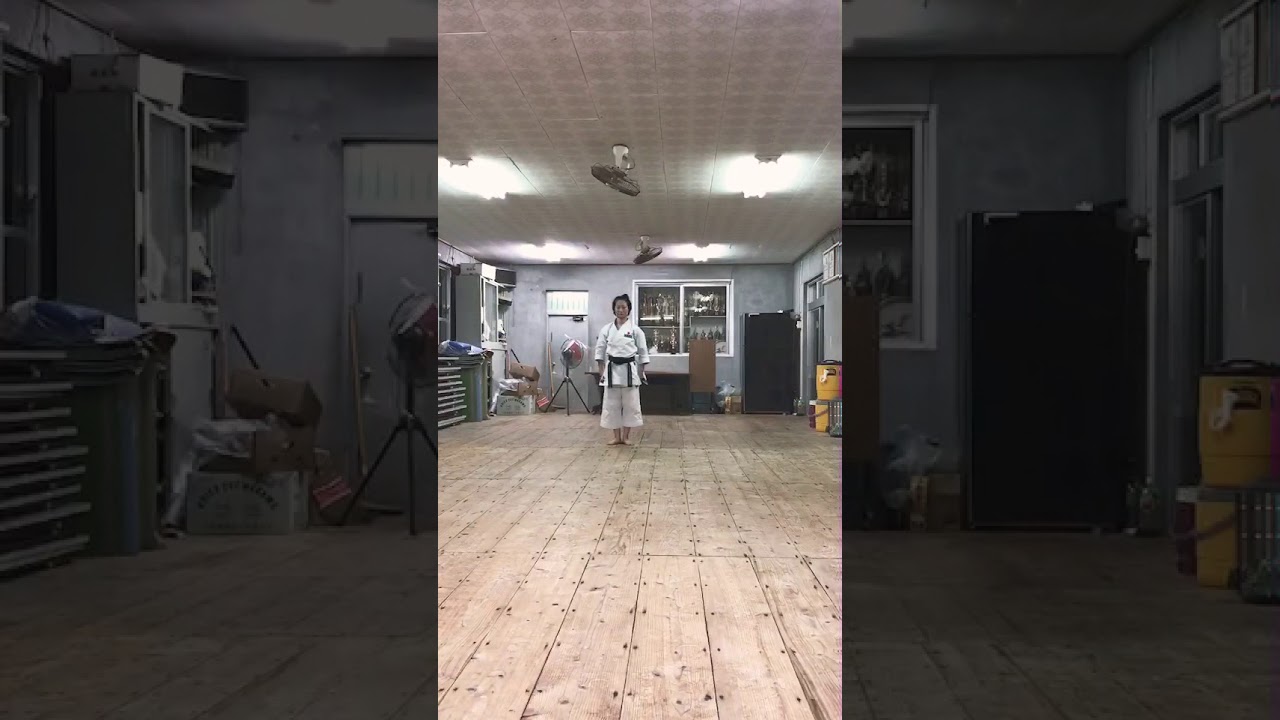 大野ひかるパープーレン 佐久本(稲垣)宏実と多良間島空手稽古 training with Hiromi Sakumoto (Inagaki) papuren karate Hikaru Ohno