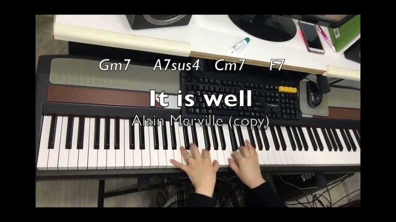 It is well -Alain Merville Copy (With Chord)black gospel piano  블랙가스펠 피아노