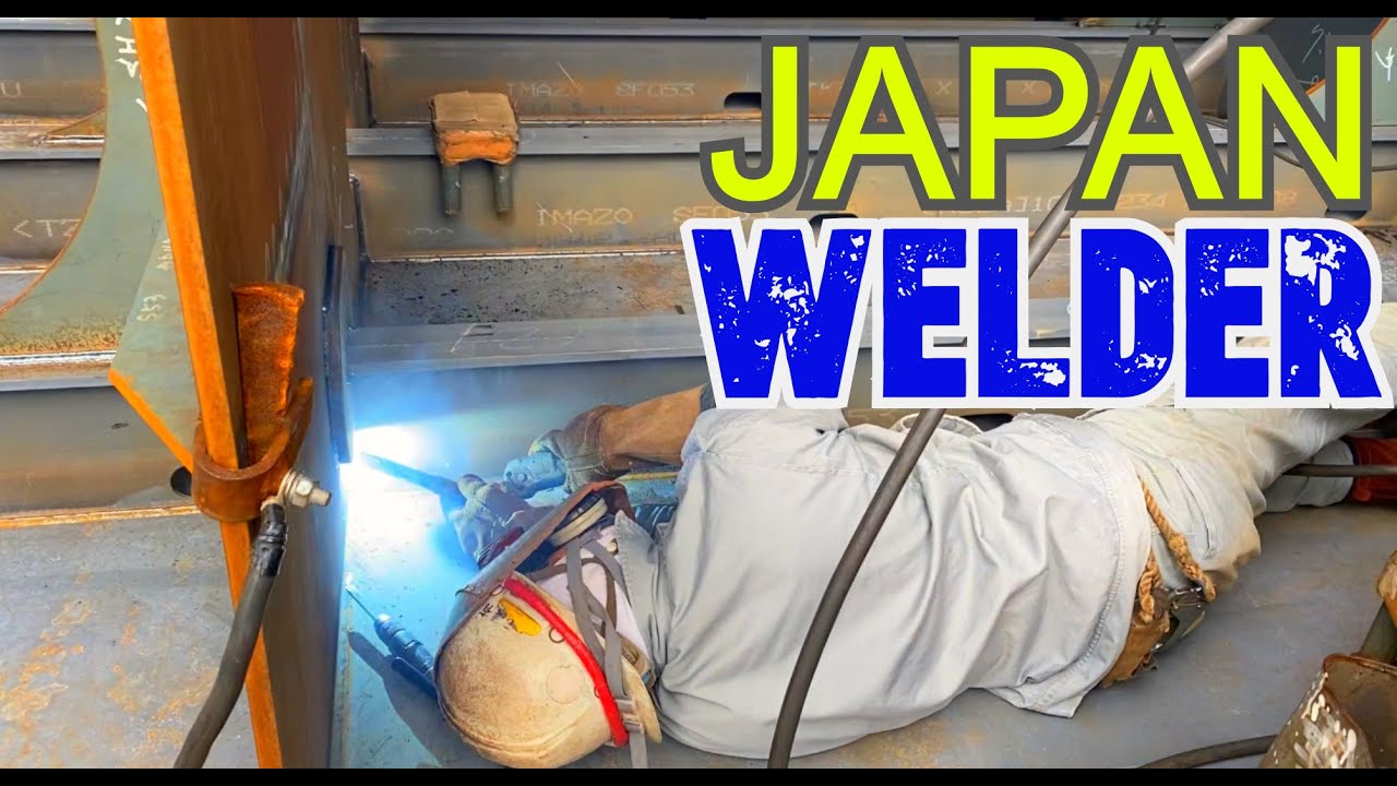 JAPAN WELDER SHIPBUILDING 4K
