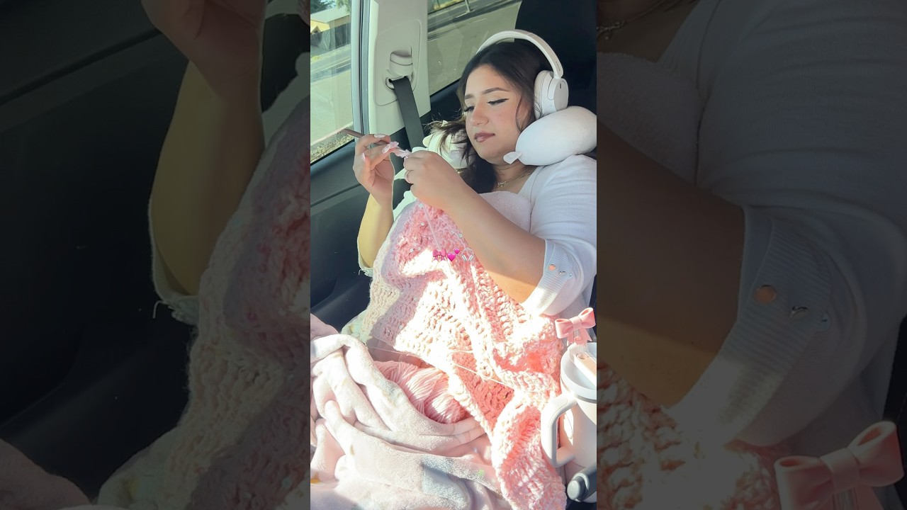 a crocheters passenger princess vibes  🌸💘 #crochet #crochetaesthetic