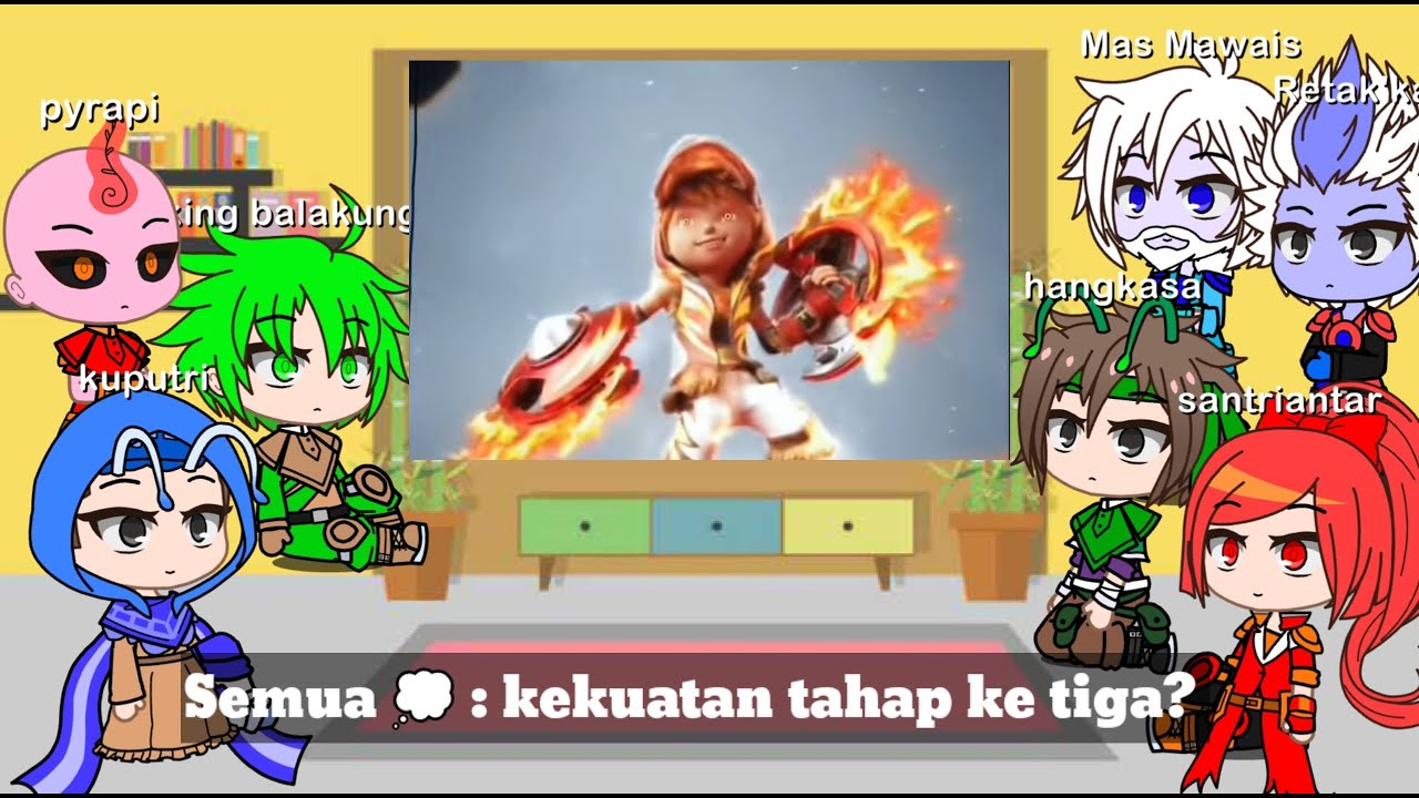 Past Original elemental React to BoBoiBoy ( Part 6 ) || [ Gacha Club ] || ( Rusdi Yansah )