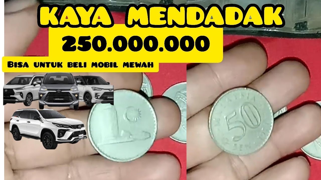 SUDDEN RICH⁉️250 MILLION the price of the ancient 50 sen Malaysian coin from 1973.