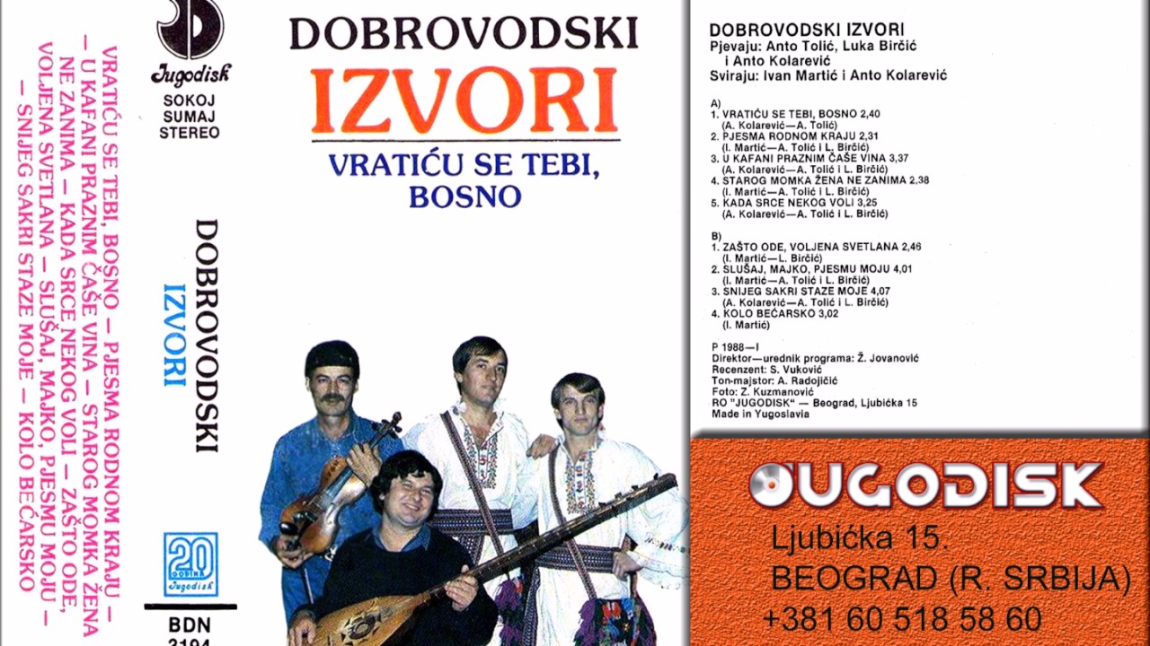 Izvorna grupa Dobrovodski Izvori - Kolo becarsko - (Audio 1988)