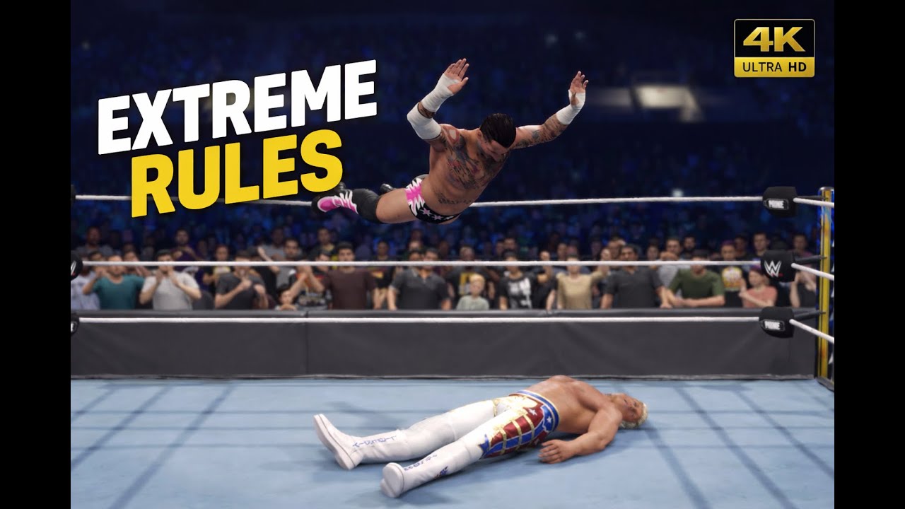 Cody Rhodes vs CM Punk – EXTREME RULES | WWE 2K25 AI vs AI (NO Commentary)