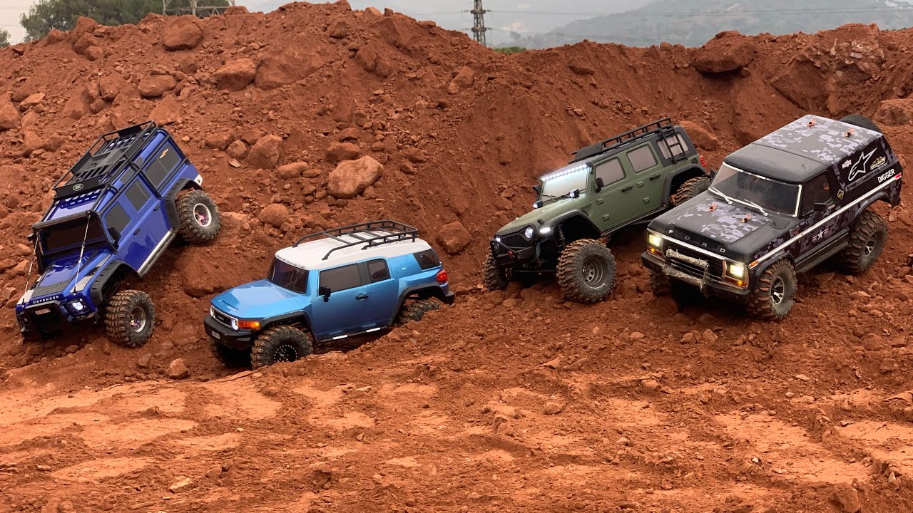 Crawler:  Absima Sherpa, Khamba, Traxxas Trx4 Bronco 1979, Defender