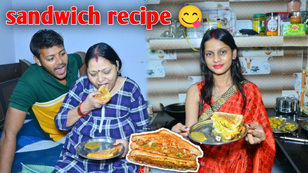5 मिनट में बनाई sandwich 🥪 रेसिपी | challenge किया पुरा @Dhruvsaxena17  | Swati Shrivastav