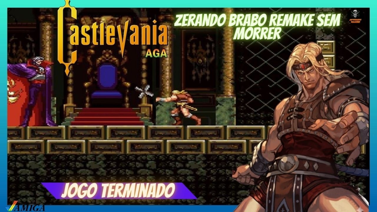 CASTLEVANIA AGA  COMMODERE AMIGA LONGPLAY - NO DEATH