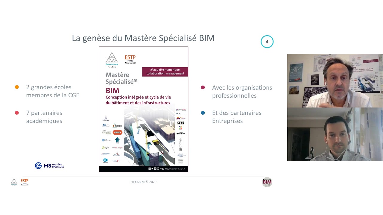 [Mastère Spécialisé® BIM] Quelles compétences pour pratiquer le BIM ? L'expérience du MS® BIM