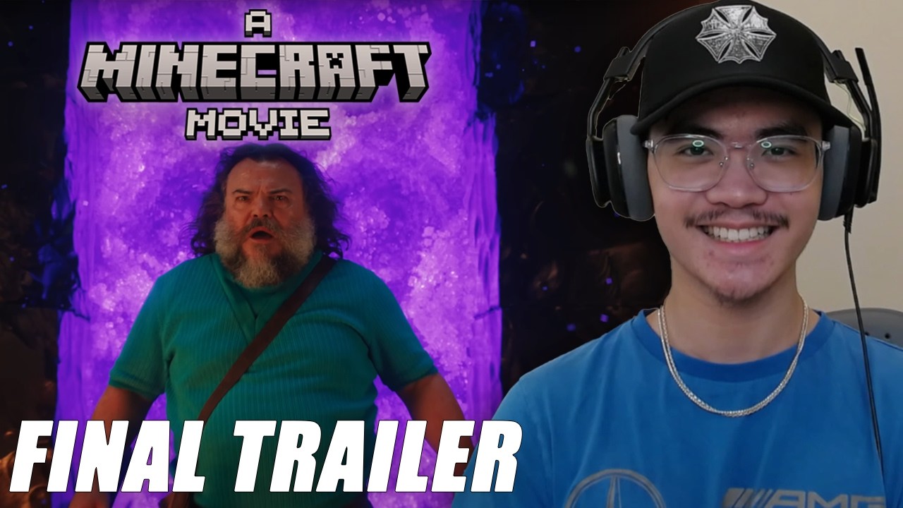 Reacting to the FINAL Minecraft Movie TRAILER!!! (looks awesome)