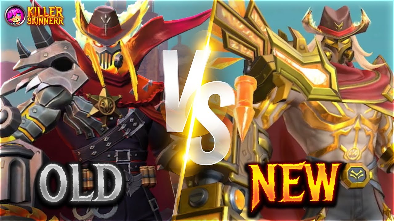 OLD VS. NEW BLAZING FORCE ALDOUS | Mobile Legends