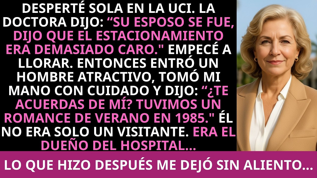 Me quedé sola en la UCI. Un hombre “desconocido” tomó mi mano. Cuando descubrí quién era…