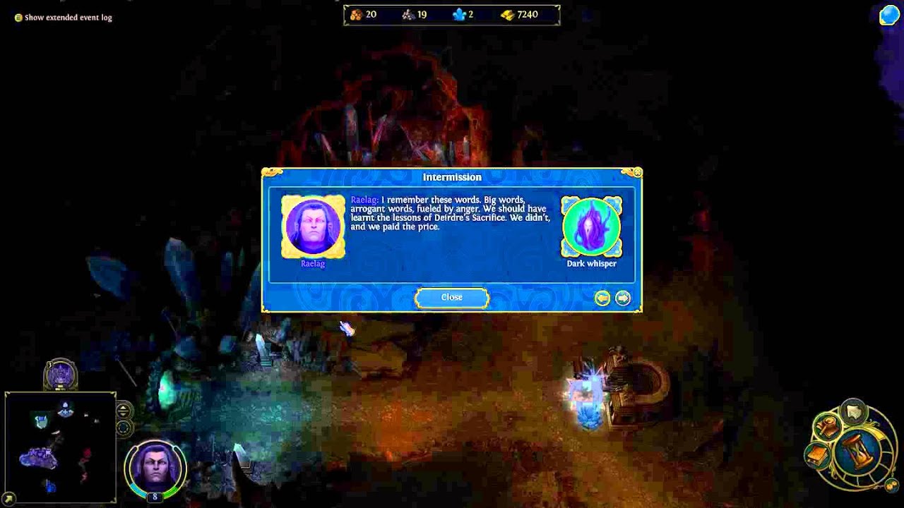 Heroes Might & Magic VI Shades of darkness Dark Elf Campaign Level2 cutscene4 (Bloodpart)