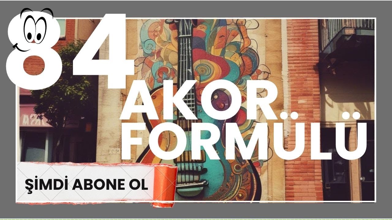 &ldquo;Gitar Akorları: 84 Temel Basılış ve Bare ile T&uuml;m Tuşe! | Gitar İ&ccedil;in Akor Form&uuml;llerii | 🎸🎤&rdquo;