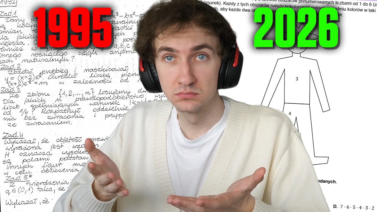 matura 1990 vs 2005 vs 2026