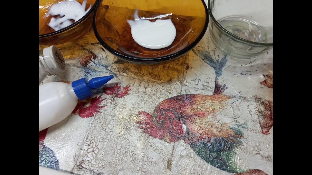 Al fin lo logre!!! CRAQUELADO CASERO TRASPARENTE! Usalo sobre cualquier imagen y superficie.