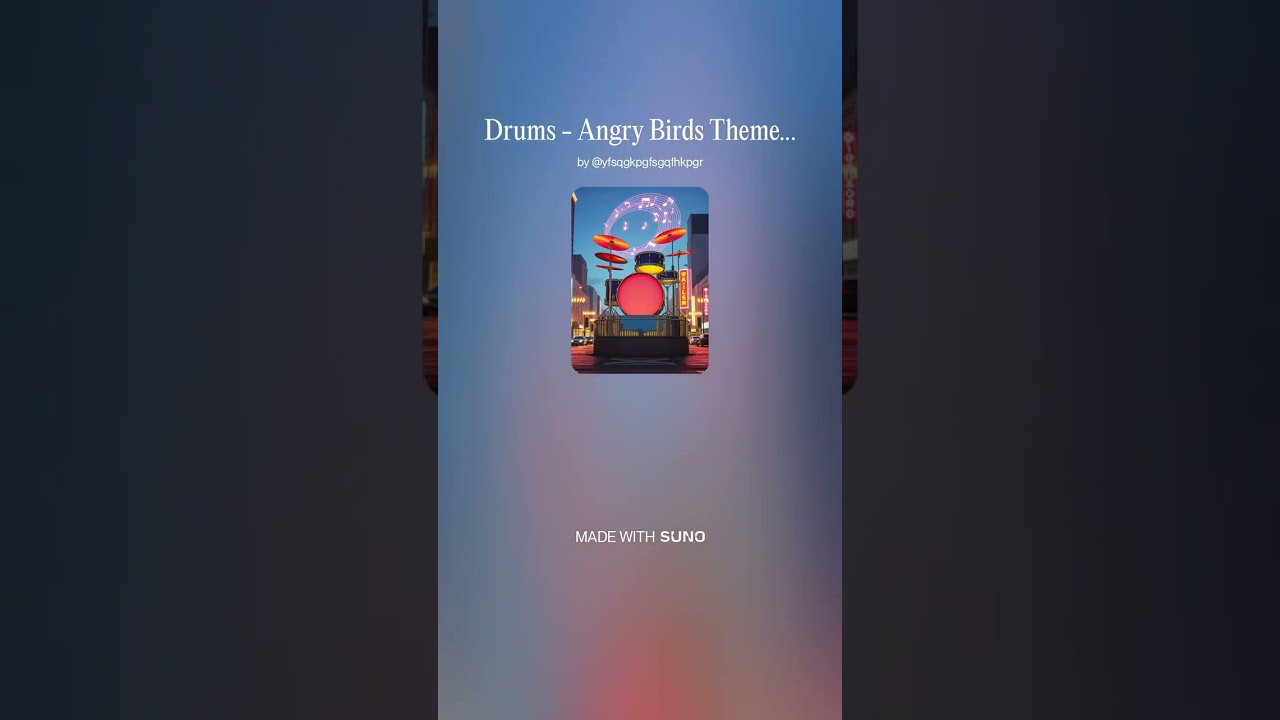 Drums   Angry Birds Theme Song   120bpm   Emin