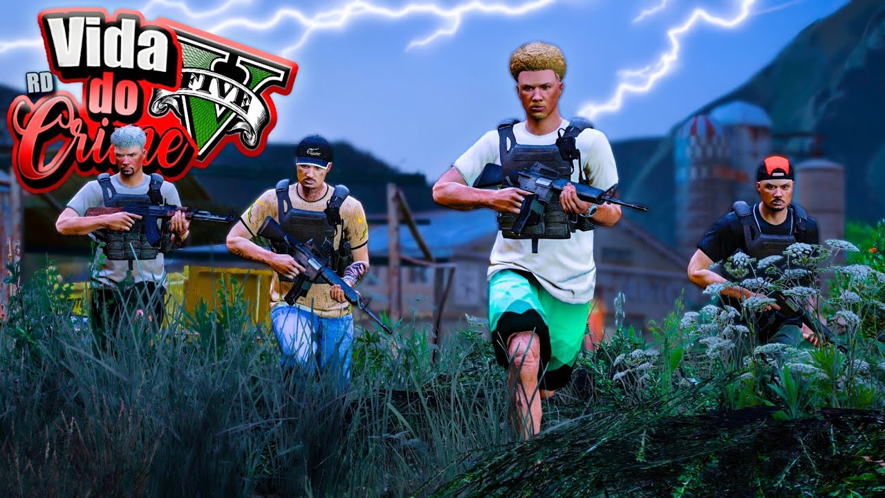 GTA V : VIDA DO CRIME - O BONDE TÁ BOLADO, O ATAQUE NA FAVELA DO JACAREZINHO! - EP.40