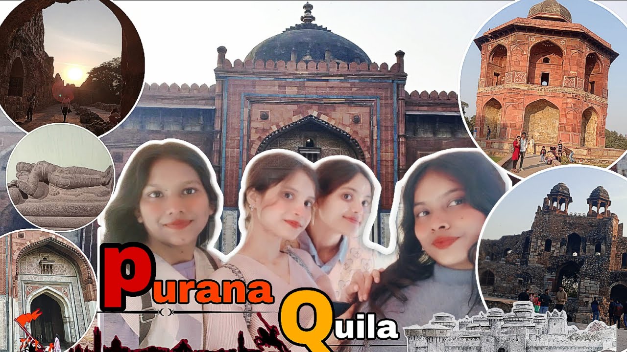 Purana Quila part 2 😍🥰 || historical place 💐 , Humayun gate✨, Humayun fort 😍