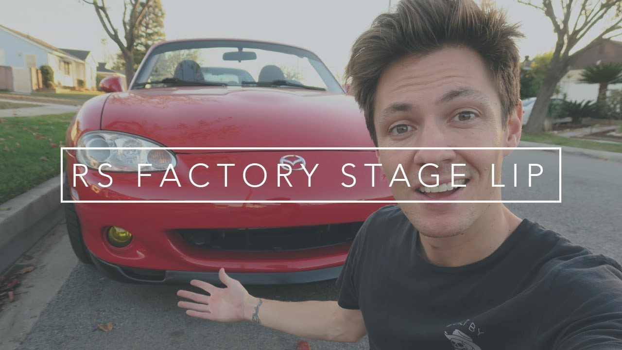 Miata NB Front Lip Install | RS Factory Stage