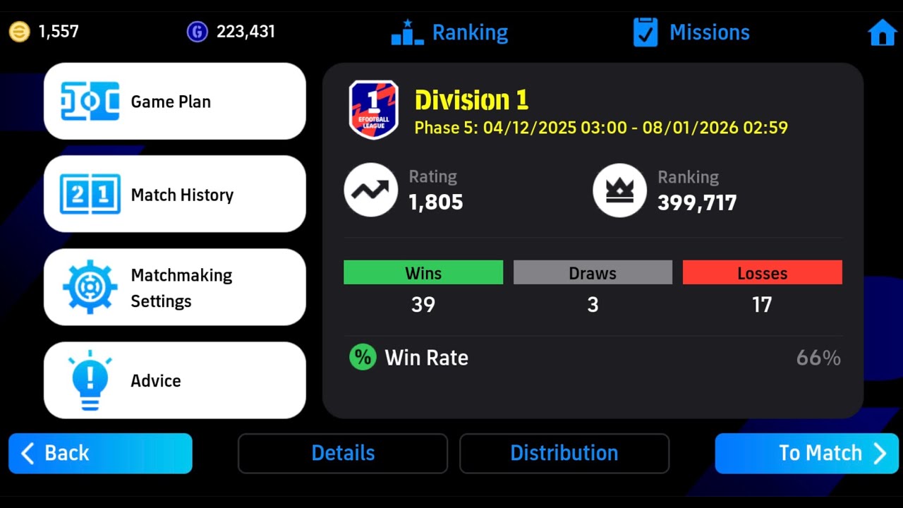 Rankpush & Coins Giveaway Challenge in eFootball 26 Mobile