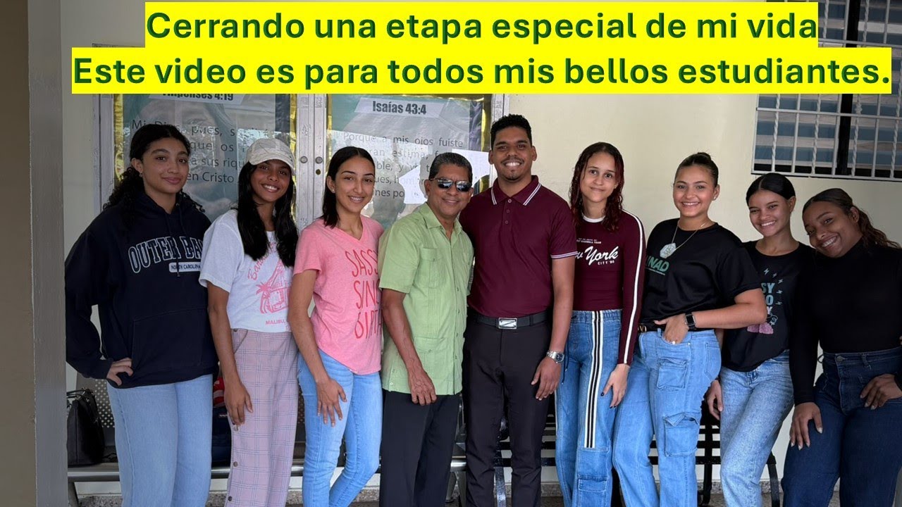 Fin de una bella etapa de mi vida (Dedicado a mis alumnos en estos 20 años)