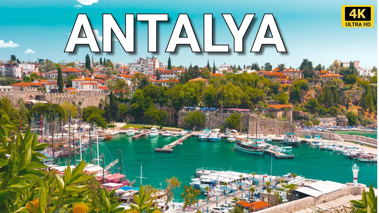 Beautiful Old Town Walk - Antalya TURKEY 🇹🇷 [4K UHD]