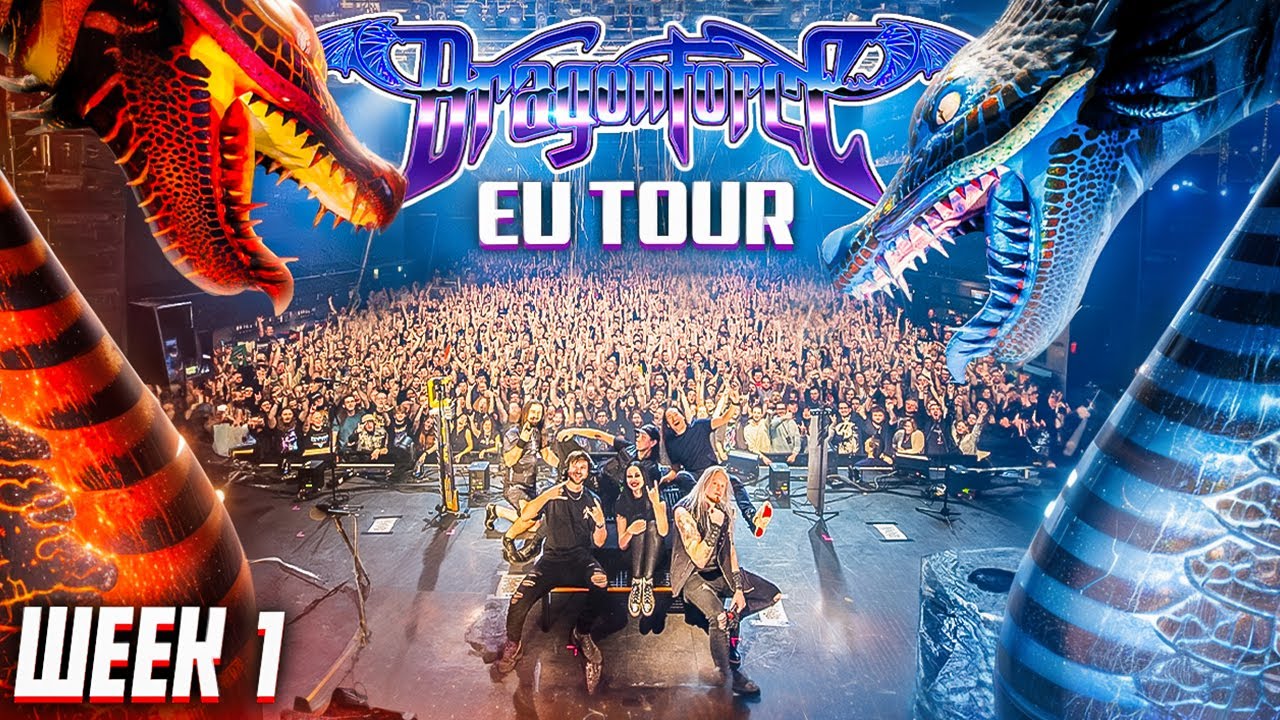 Первая неделя европейского тура с DragonForce!! (2024)