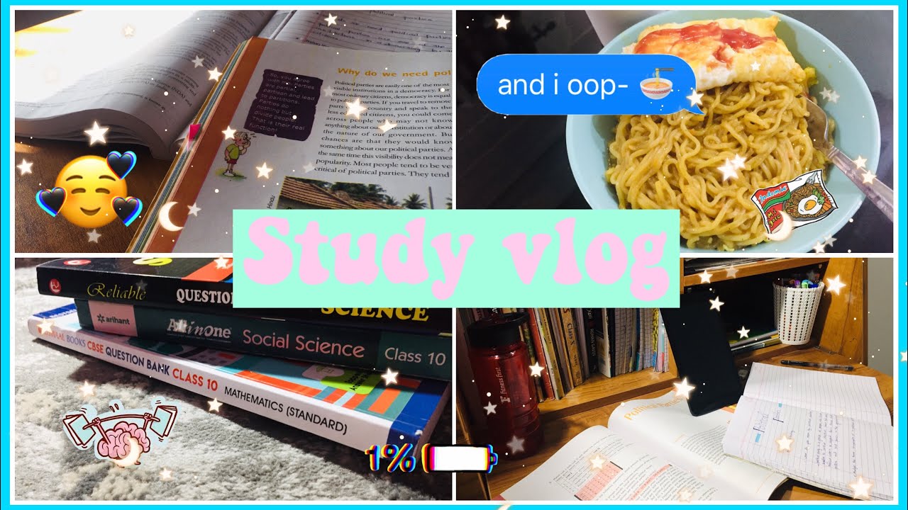 Study vlog india 10 🤓 + reference books i use