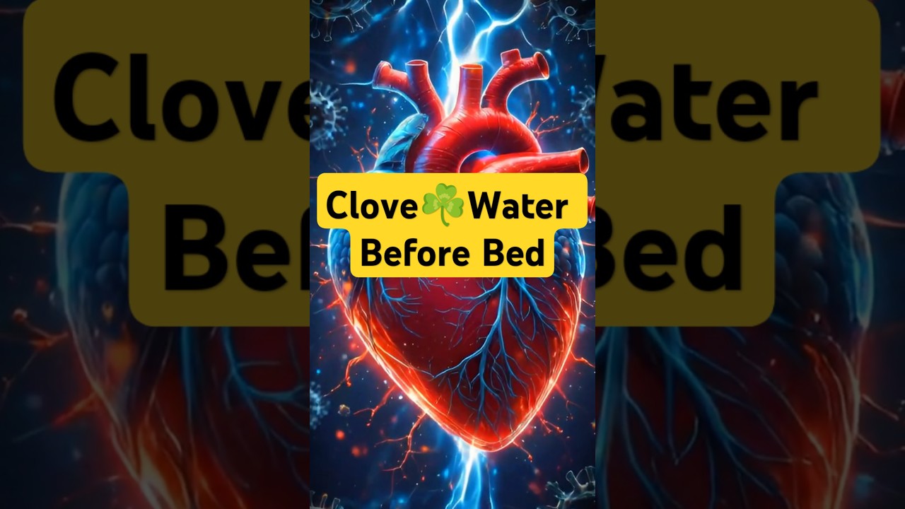 Clove Water Before Bed: The Secret to Better Sleep & Detox! 🌿✨