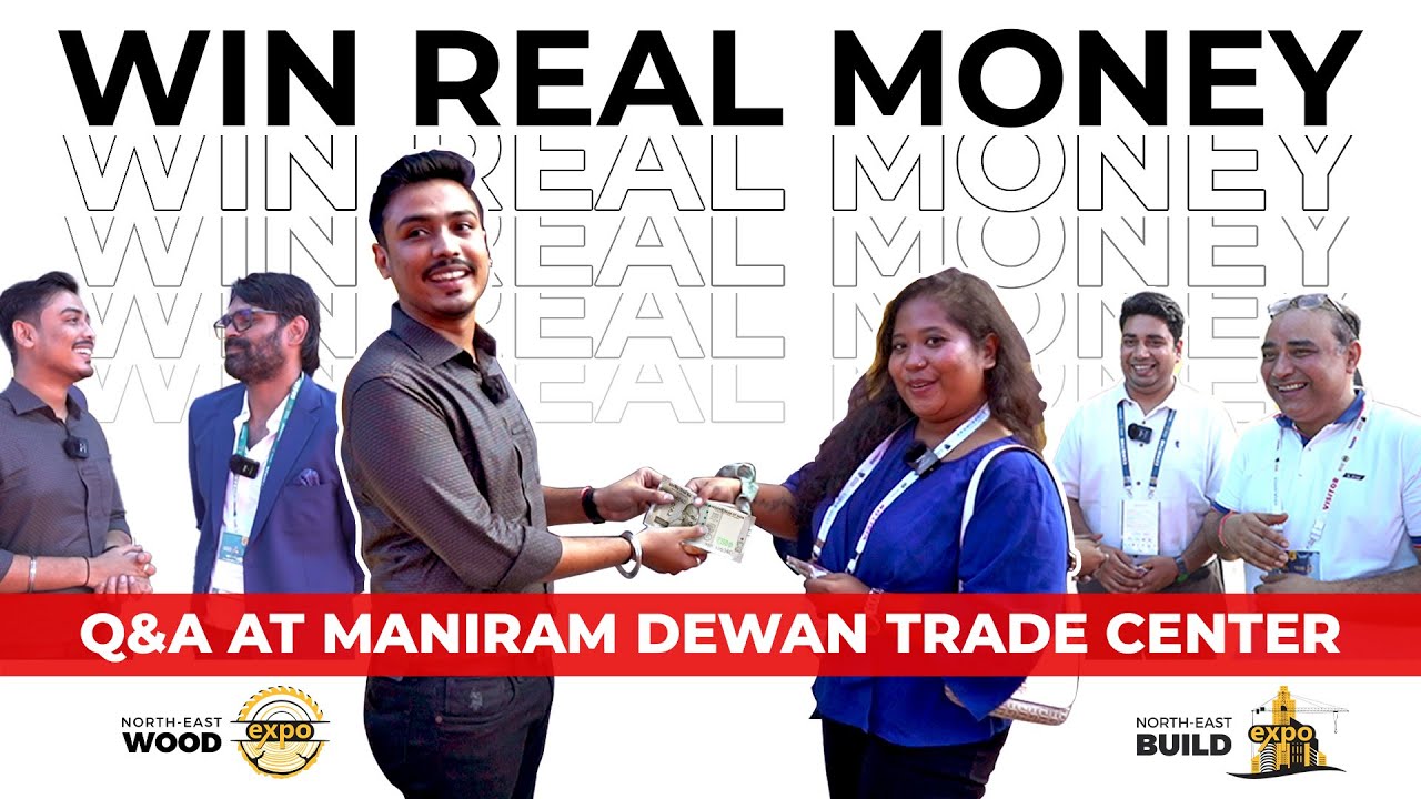 Real Estate Q&A at Northeast Wood & Build Expo 2023 (Guwahati)🔥🤩Win Real Money!🤑💰