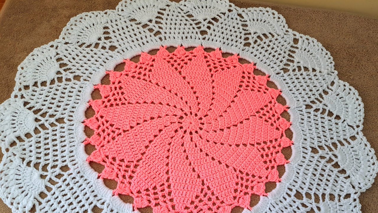 Big Thalposh is very easy and beautiful crochet thalposh doily  woolen rumal design ✨️