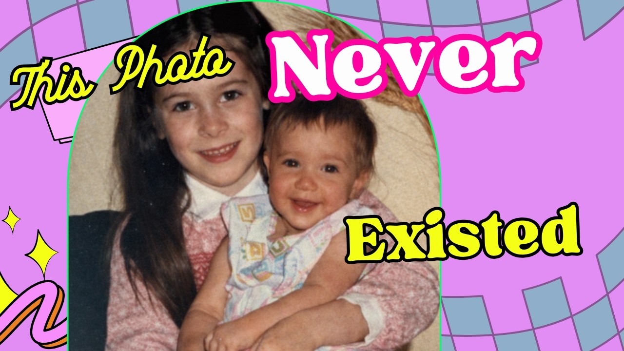 Drawing a Portrait of My Sister and Me (Even Though This Photo Doesn’t Exist)