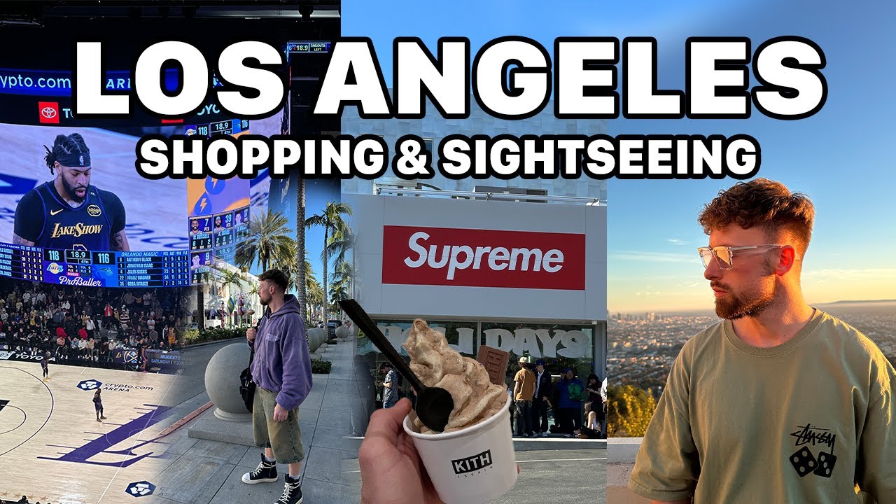 LA Shopping & Sightseeing 🌴 Rodeo Drive 🛍️ Lakers Game 🏀 Hollywood Hills 🎬