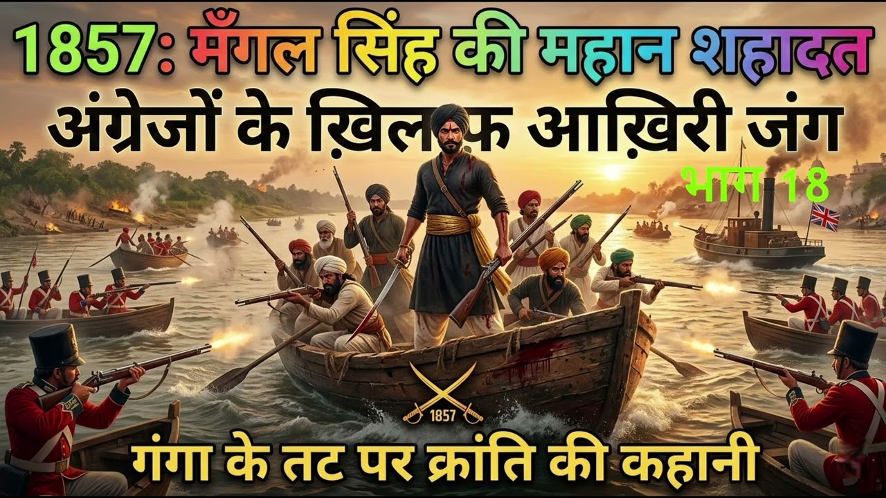 मंगल सिंह भाग 18:  1857 की क्रांति का नायक चेतसिंह का पौत्र मंगल सिंह | #1857kranti  #mangalpandey