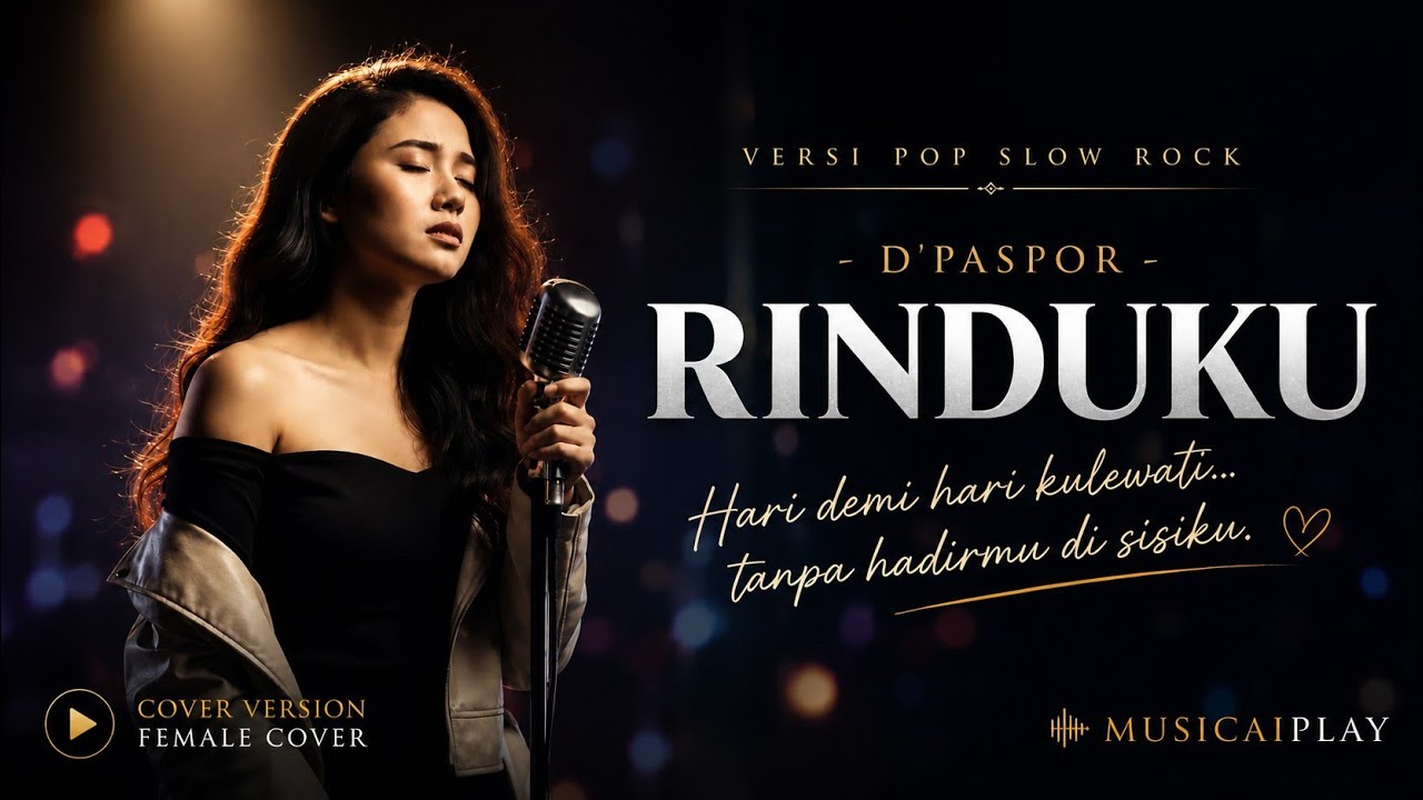 Rinduku – D’Paspor | Slow Rock Cover AI (Lirik Video)