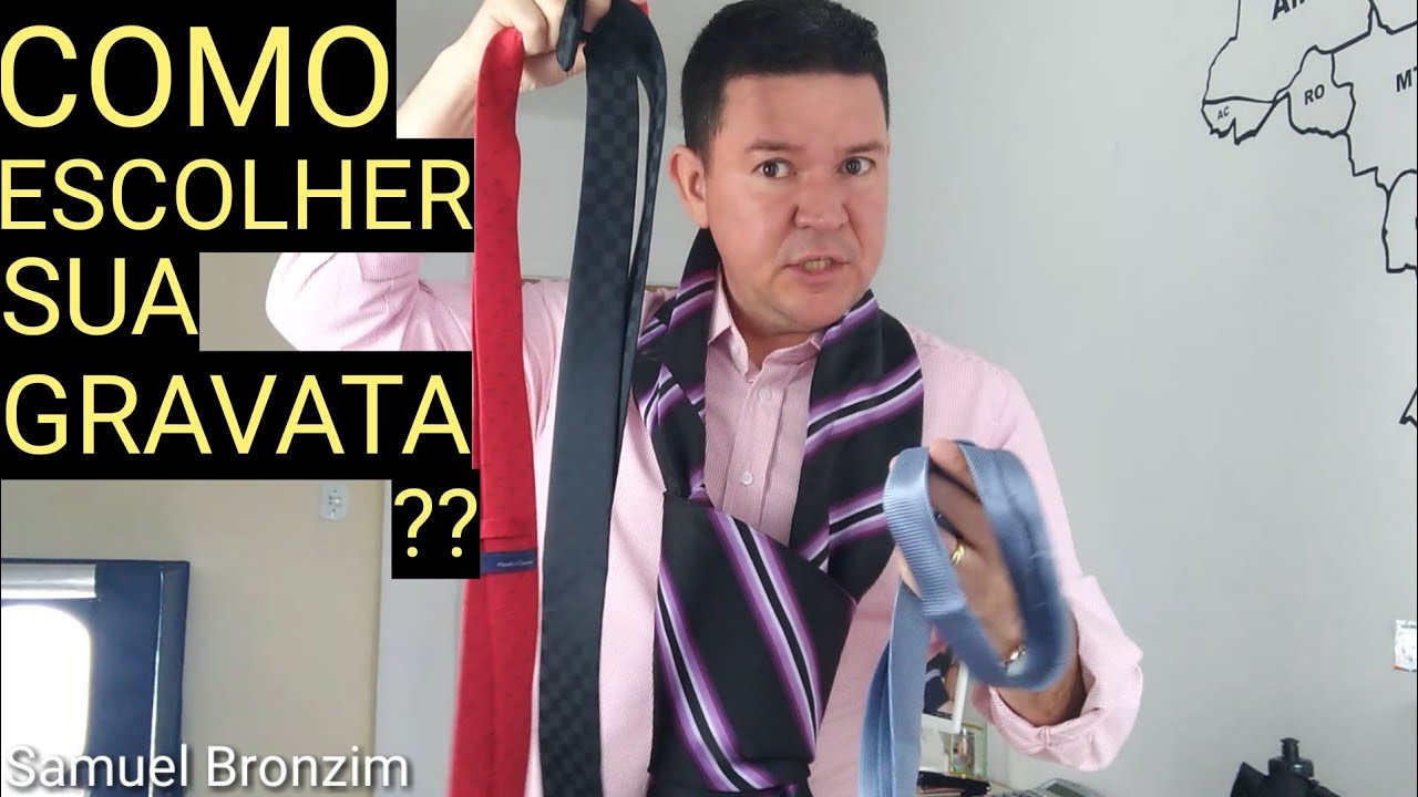 Como escolher sua Gravata.