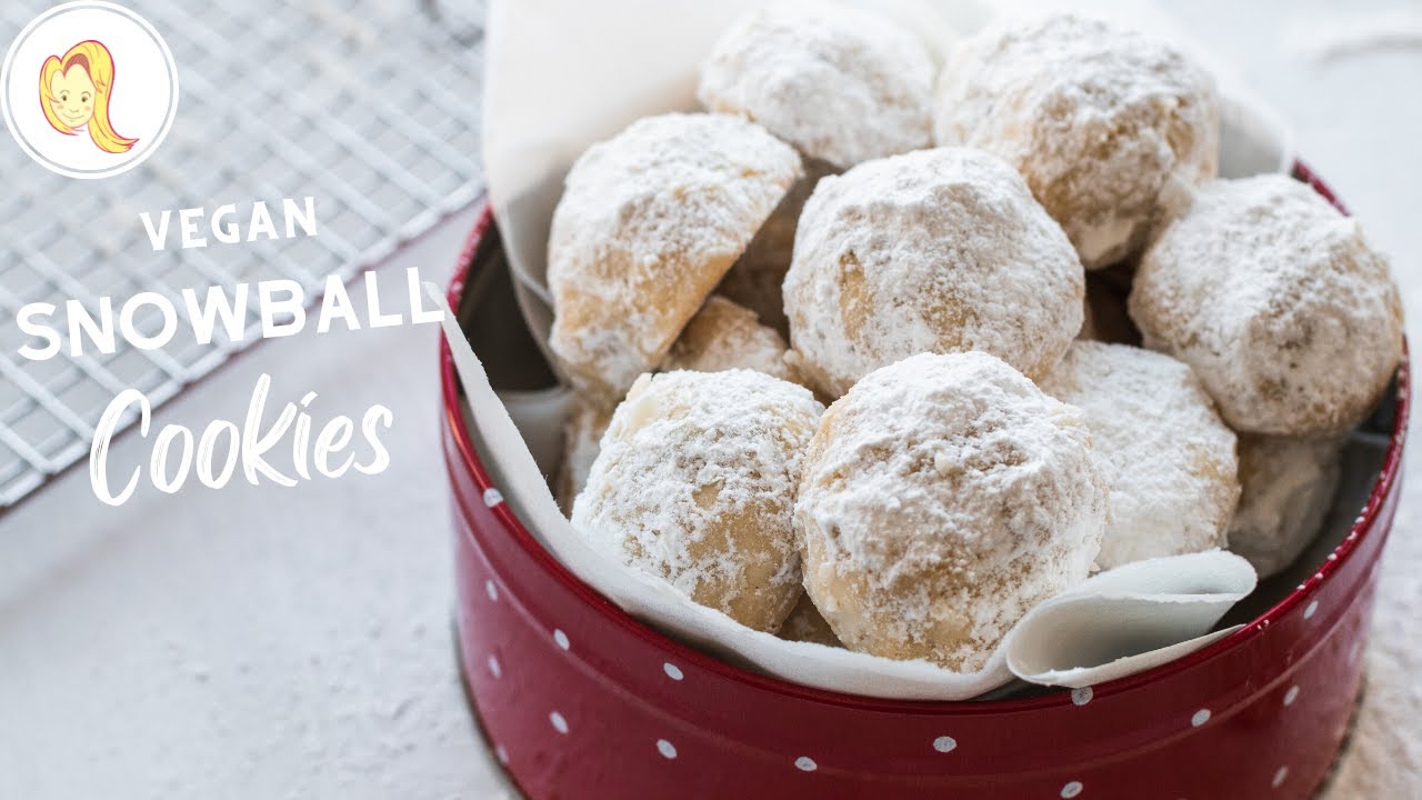 Vegan Snowball Cookies | Chef Ani