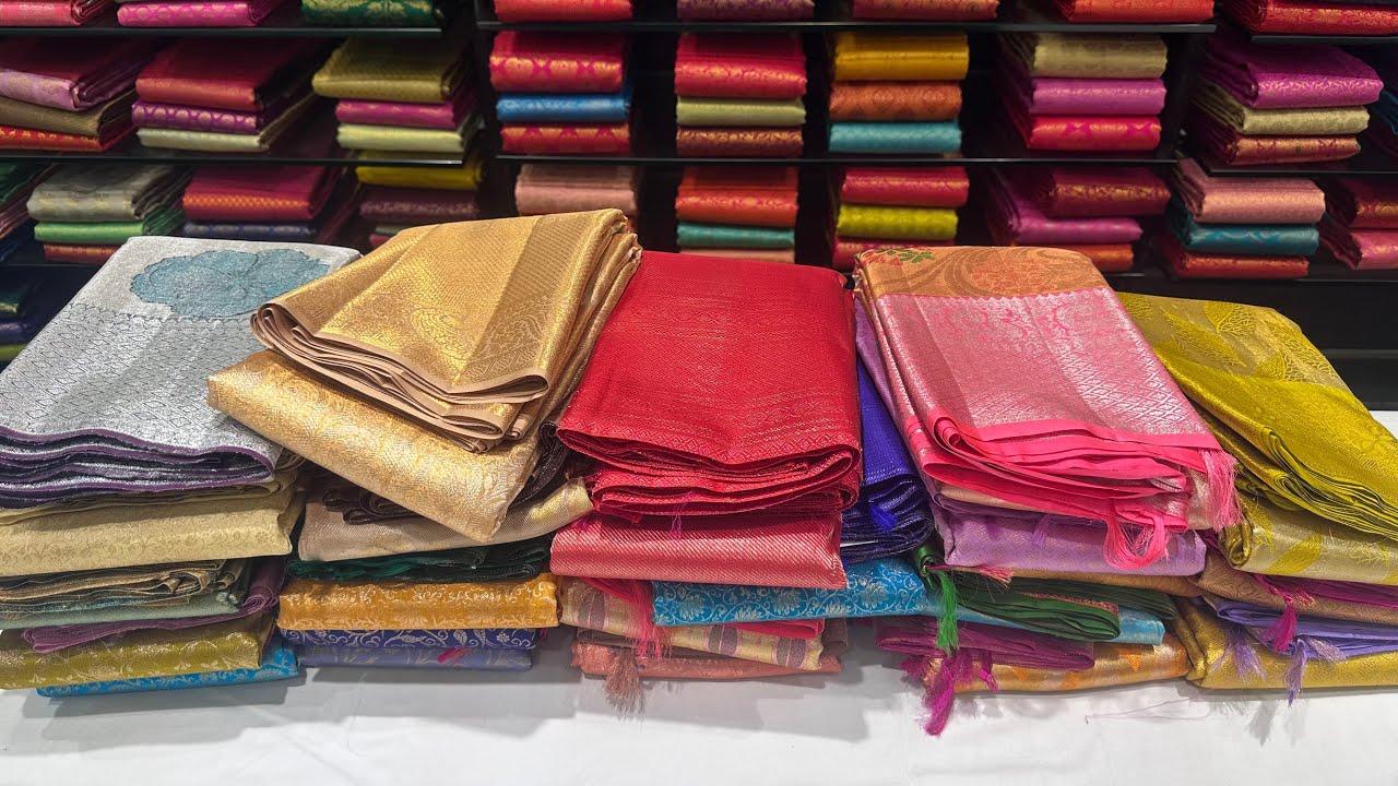 Kanchipuram Pattu Sarees New Designs 2024 | Tnagar Pachaiyappas Celebrity Wedding Sarees