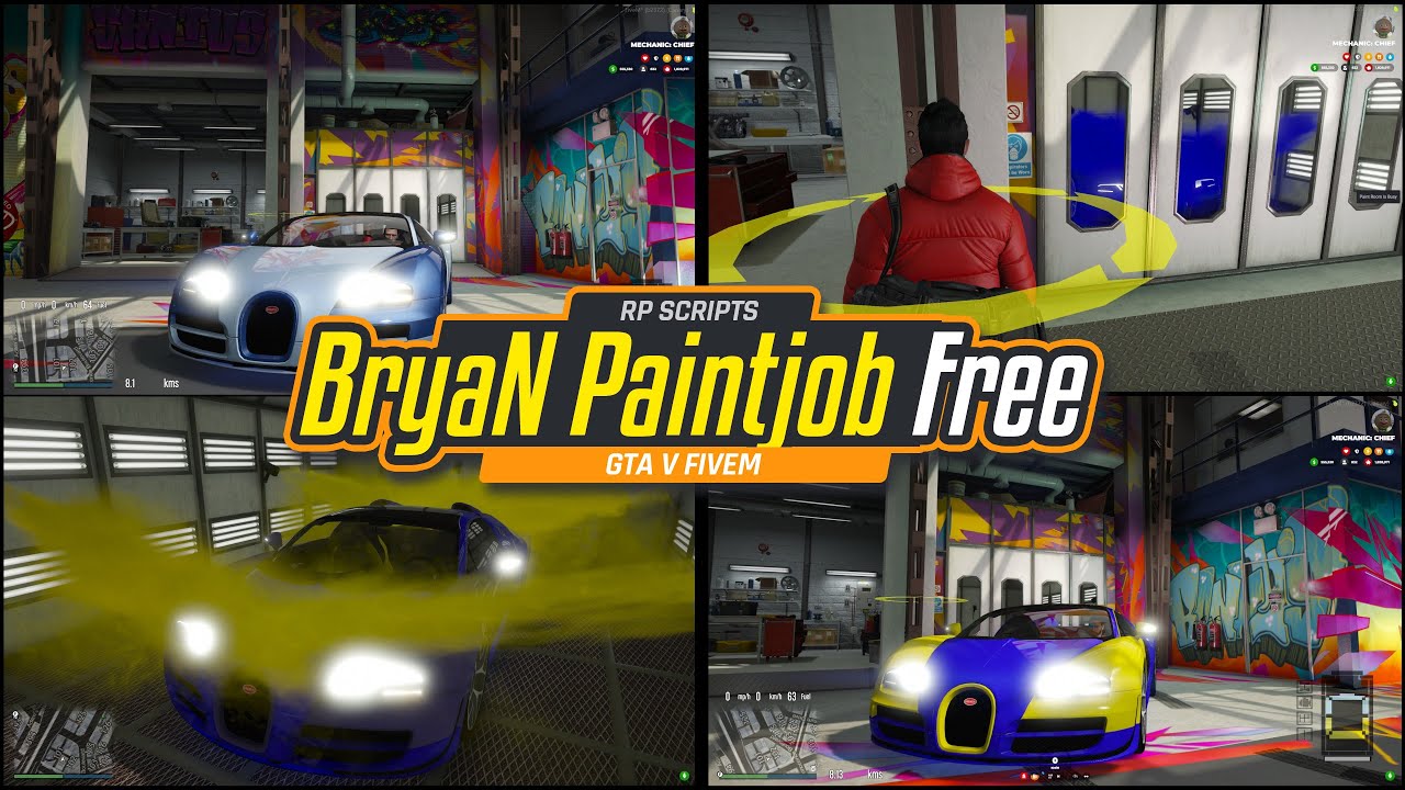 Paintjob ESX/QB Free FiveM Script