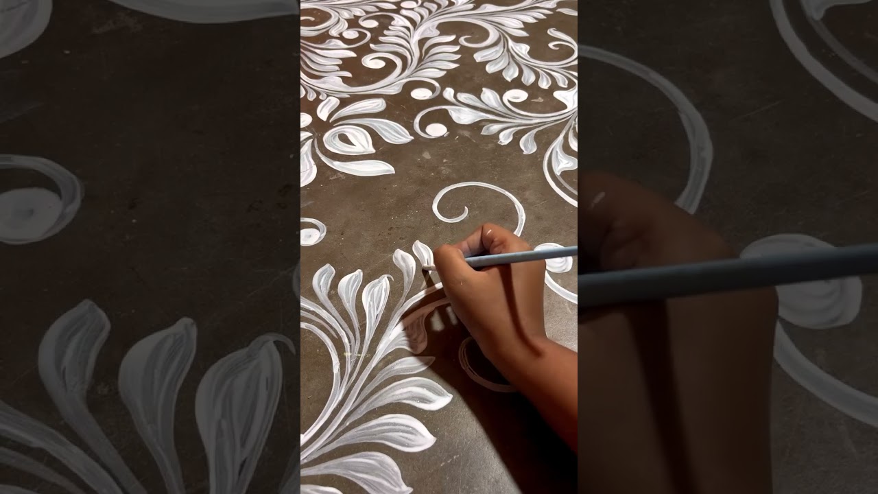 Laxmi Puja Alpona 🙏❤️✨ #alpona #alponaart #art #kolkaart #design #viralvideo #trending #ytshorts #yt