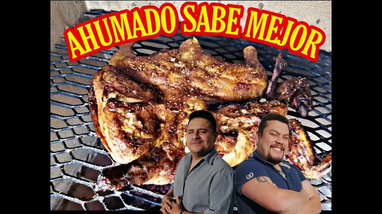 Como ahumar un pollo con leña al chiltepin