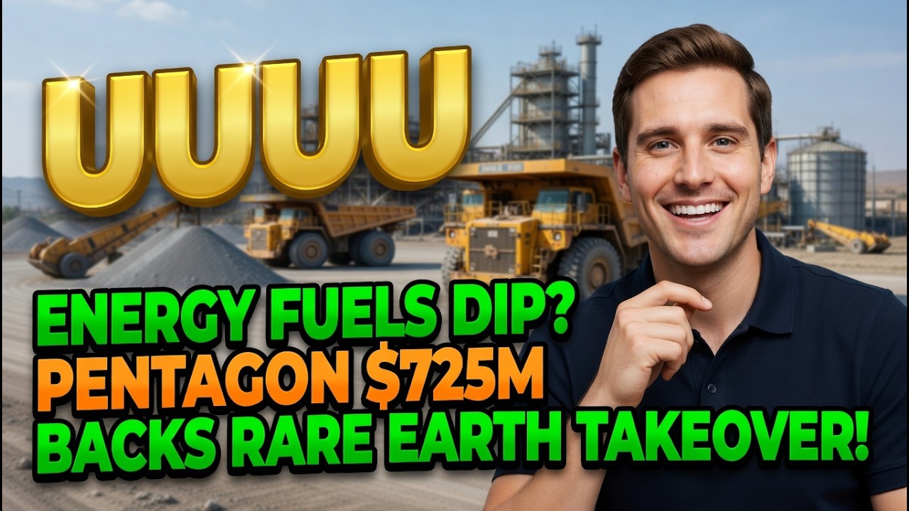 Energy Fuels Dip? Pentagon $725M Backs Rare Earth Takeover! UUUU Stock Analysis
